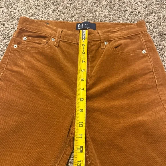 Gap Denim Brown Orange Corduroy Legging Skinny Jeans Women’s Size Small 4/27 - Picture 6 of 8